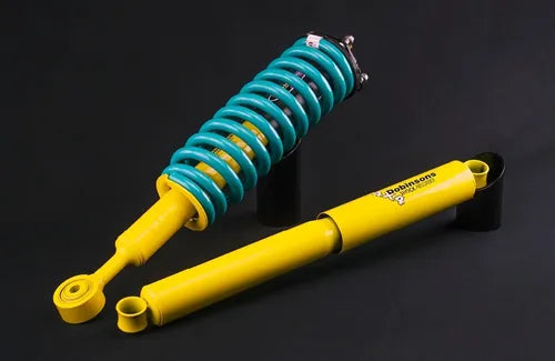 PAR AMORTIGUADORES DOBINSONS TRASEROS PARA NISSAN NP300 FRONTIER 2014-2024