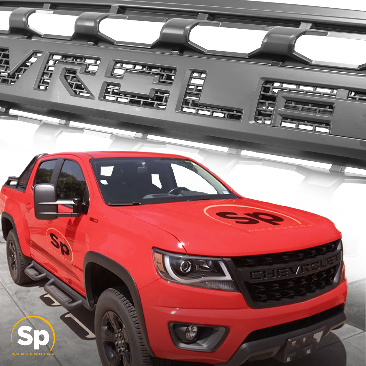 PARRILLA TIPO ZR2 PARA CHEVROLET COLORADO 2016 - 2018