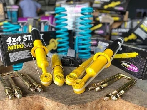 PAR AMORTIGUADORES DOBINSONS DELANTEROS PARA NISSAN NP300 FRONTIER 2014 - 2024