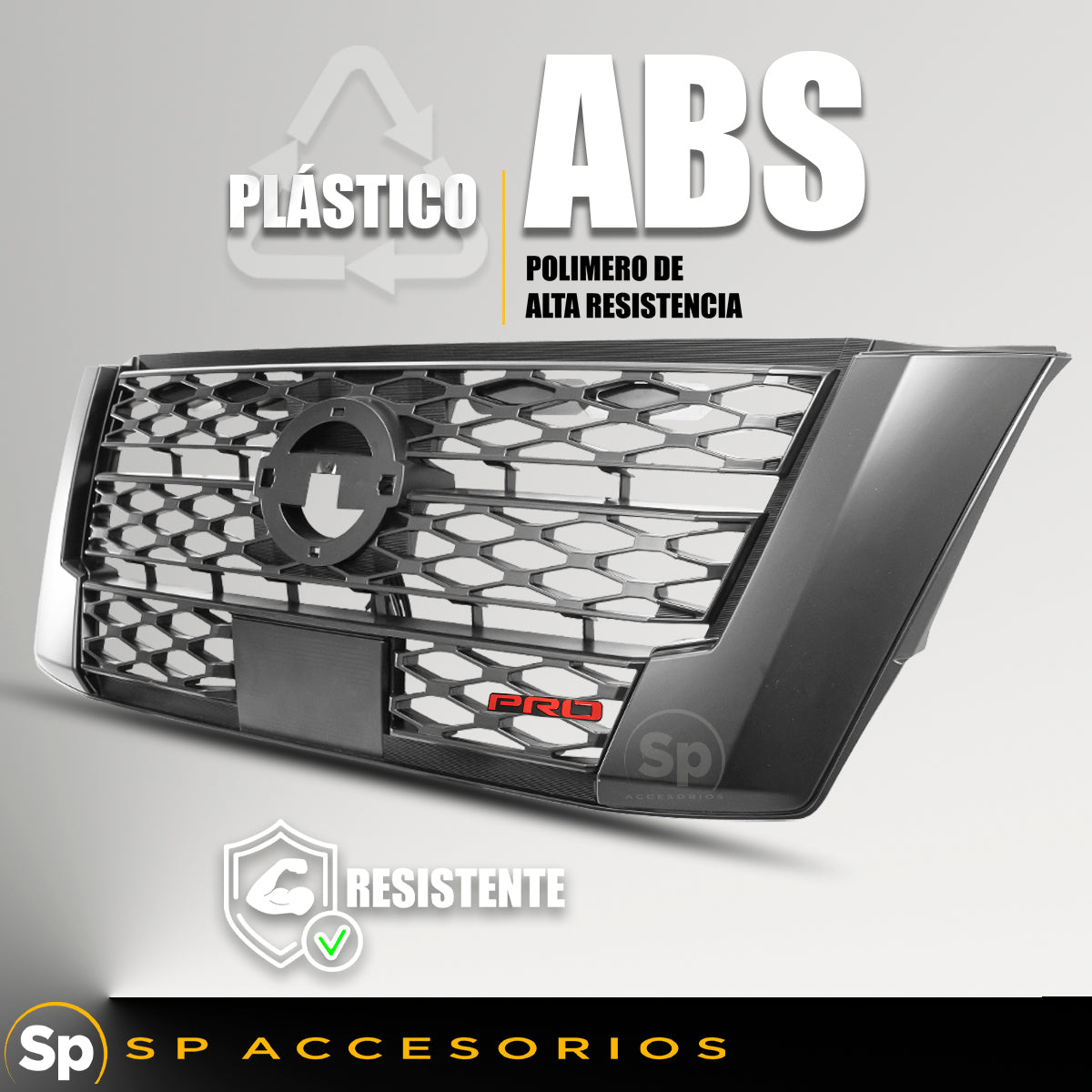 PARRILLA LED CON EMBLEMA PRO-ROJO PARA NP300 FRONTIER 2021 - 2024