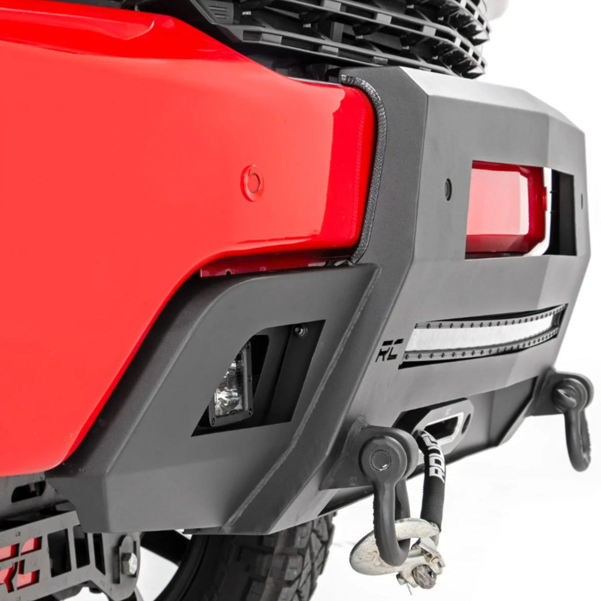 DEFENSA BUMPER WINCH ROUGH COUNTRY CHEVROLET SILVERADO 2019 A 2022