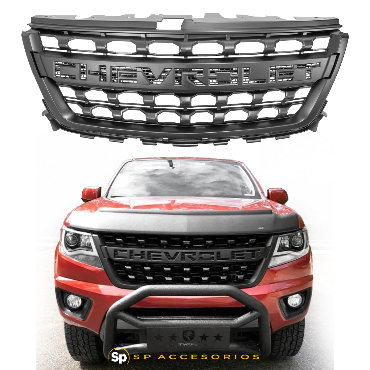 PARRILLA TIPO ZR2 PARA CHEVROLET COLORADO 2016 - 2018