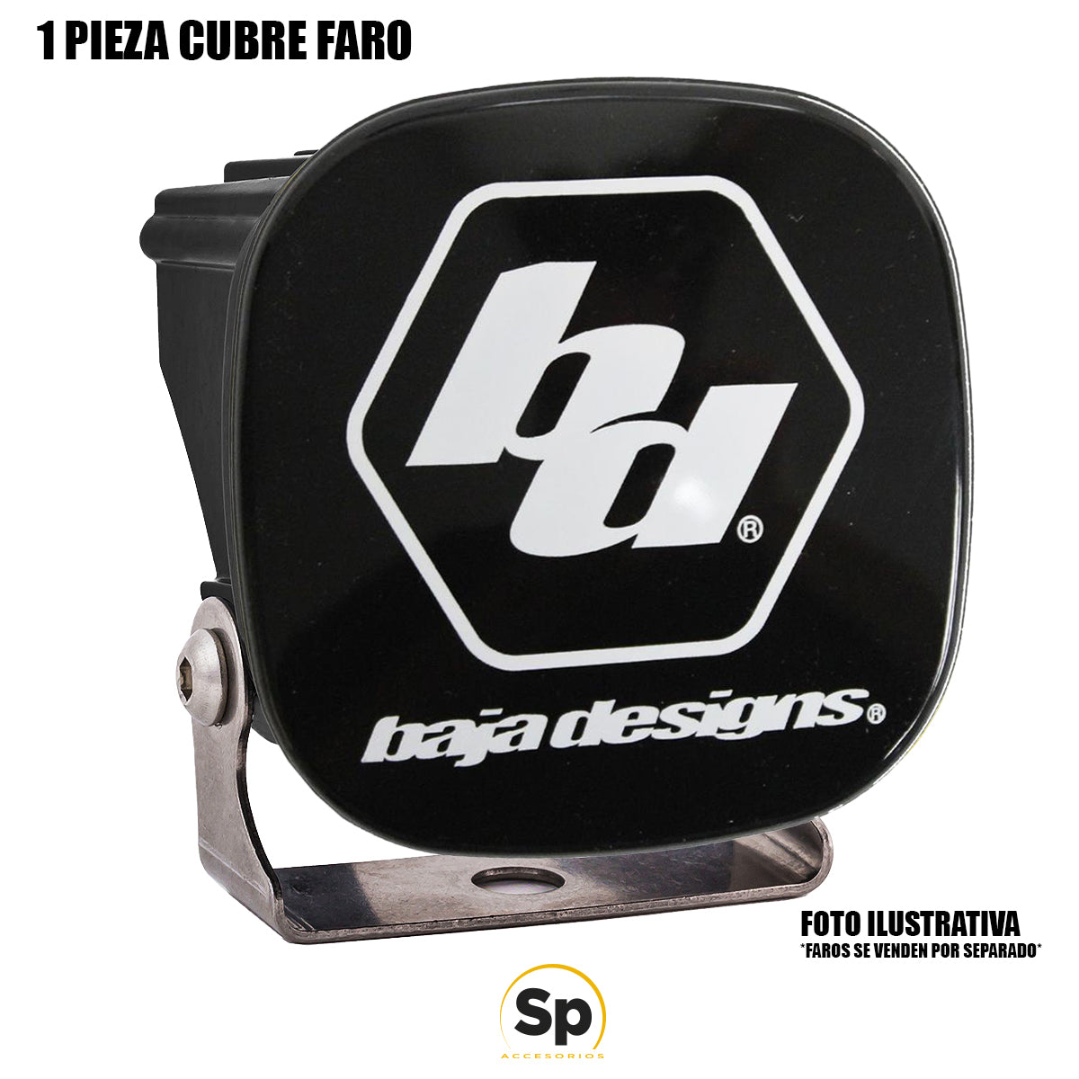 MICA PROTECTORA BAJA DESIGNS ROCK GUARD BLACK POLVO NIEBLA