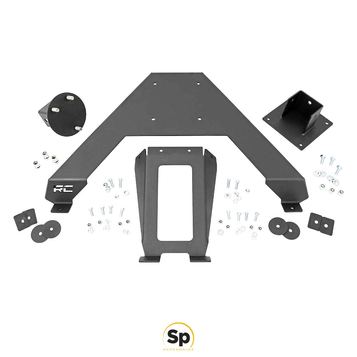 PORTA LLANTA EN CAJA ROUGH COUNTRY TIPO BAJA PARA JEEP GLADIADOR 2019 - 2024