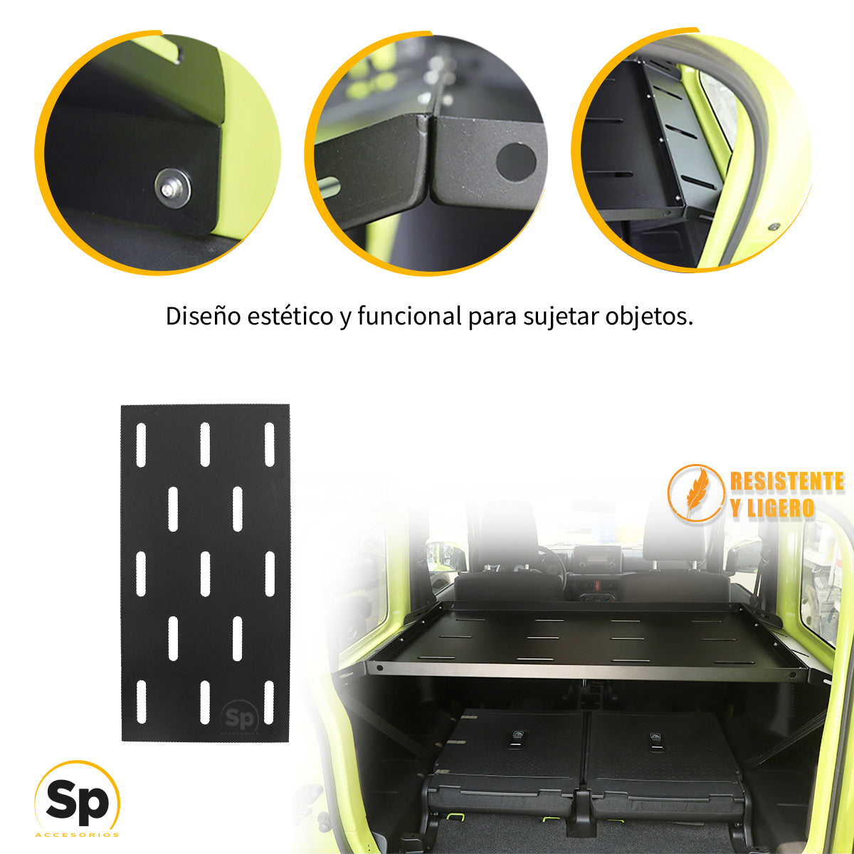 BASTIDOR RACK SOPORTE TRASERO CAJUELA PARA SUZUKI JIMNY 2020