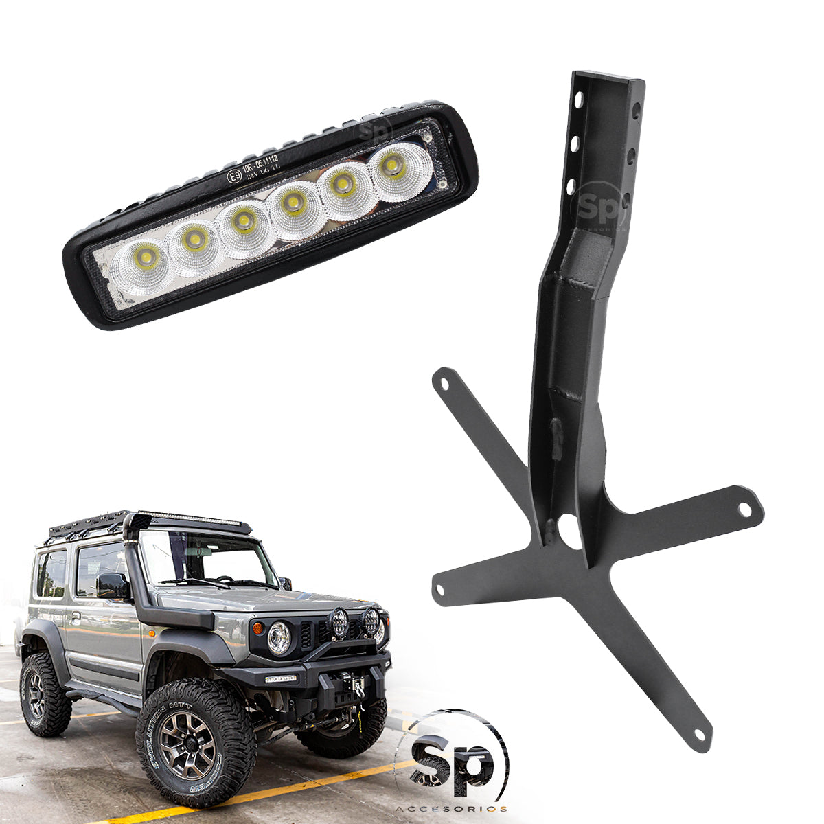 STOP TRASERO LED TIPO JEEP 4X4 PARA SUZUKI JIMNY 2020 - 2024