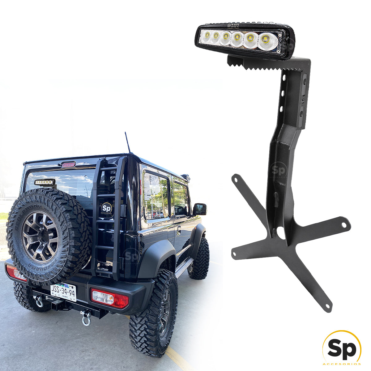 STOP TRASERO LED TIPO JEEP 4X4 PARA SUZUKI JIMNY 2020 - 2024