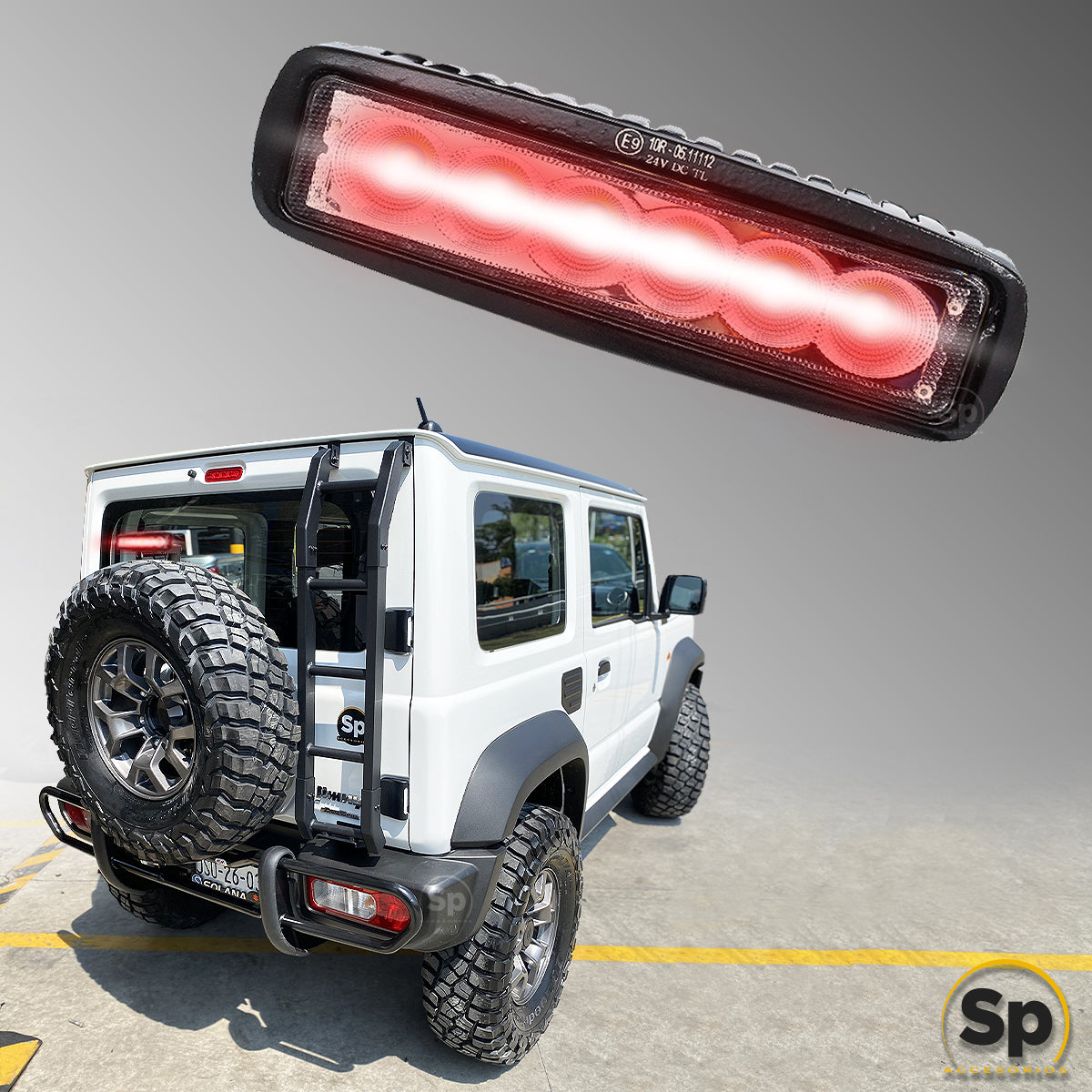 STOP TRASERO LED TIPO JEEP 4X4 PARA SUZUKI JIMNY 2020 - 2024