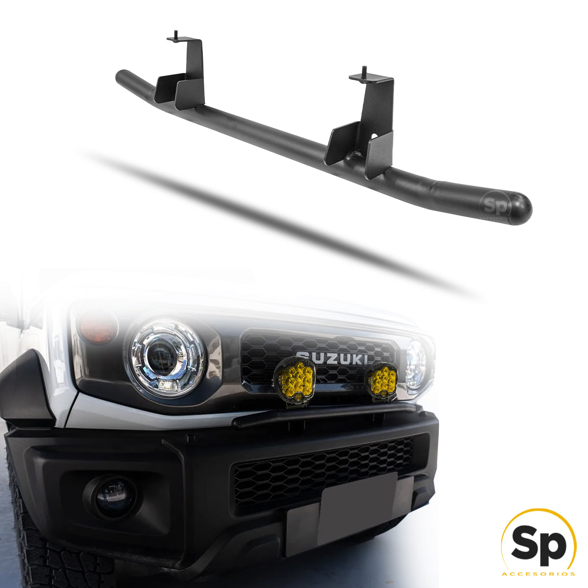 BRACKET BURRERA DELANTERA CON FAROS LED PARA SUZUKI JIMNY 2020 - 2024