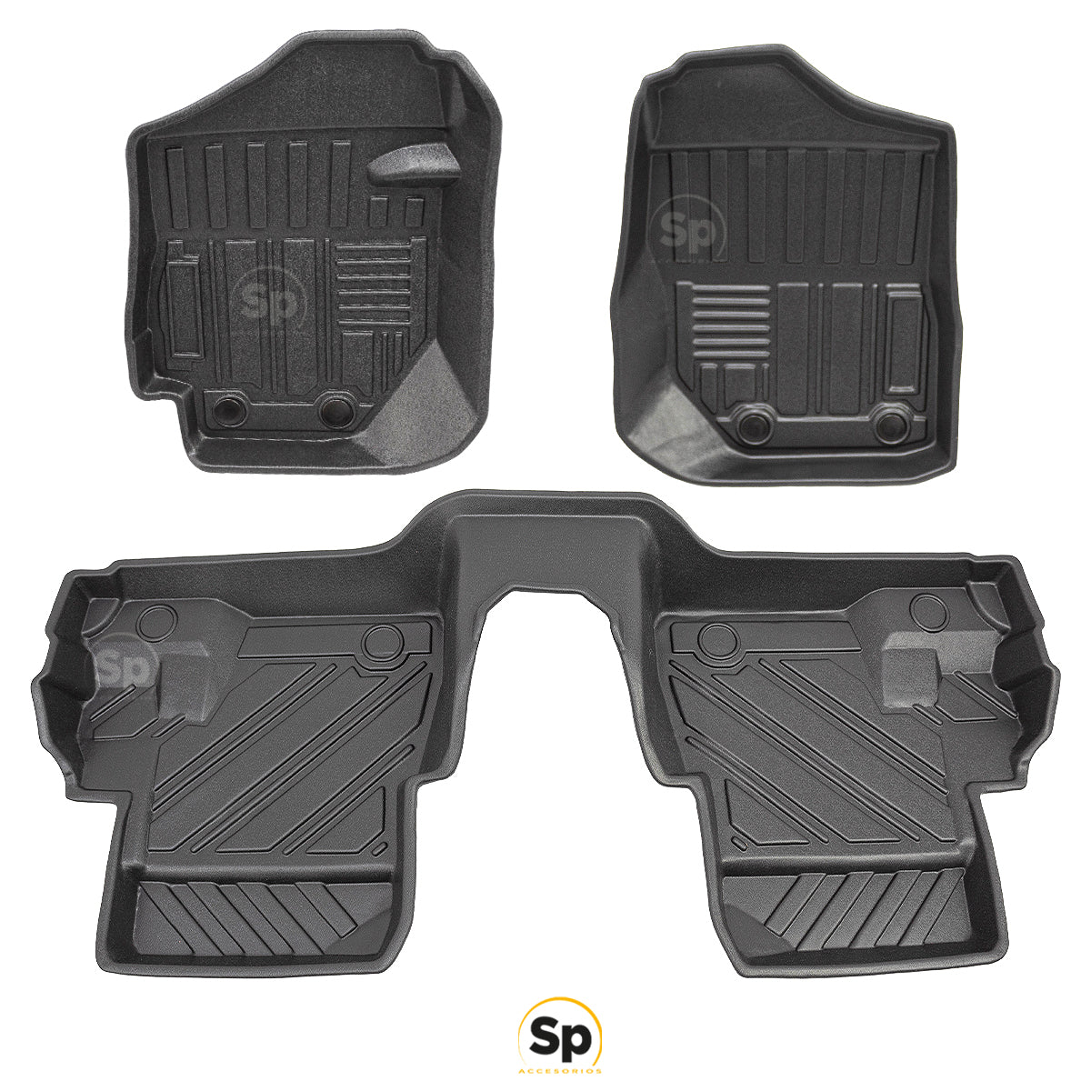 TAPETES DELANTEROS Y TRASEROS ABS USO RUDO TEIX PARA SUZUKI JIMNY 2019 - 2023 ESTANDAR