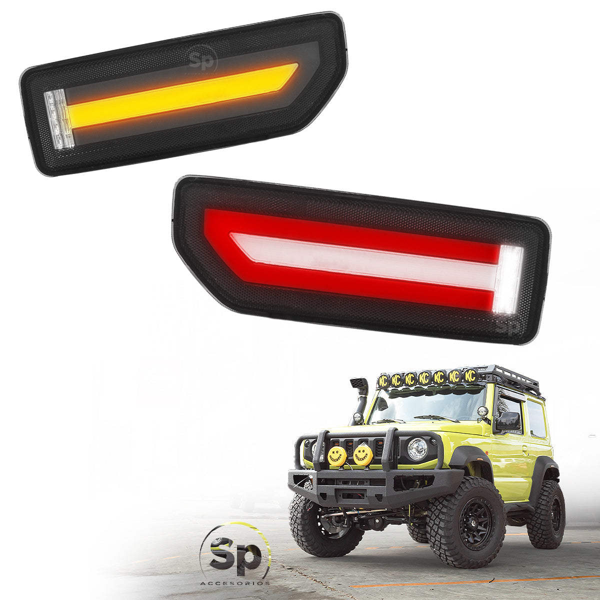CALAVERAS PLUG&PLAY LED DRL OFF ROAD PARA SUZUKI JIMNY 2021 - 2024