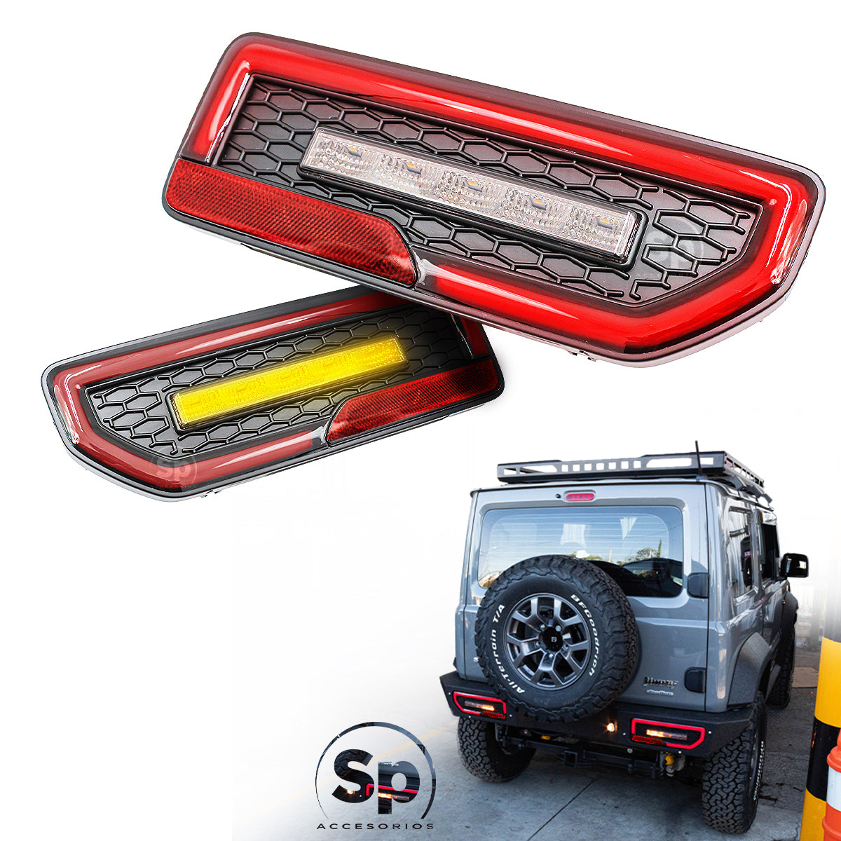 CALAVERAS PLUG&PLAY LED DRL 4x4 PARA SUZUKI JIMNY 2020 A 2024