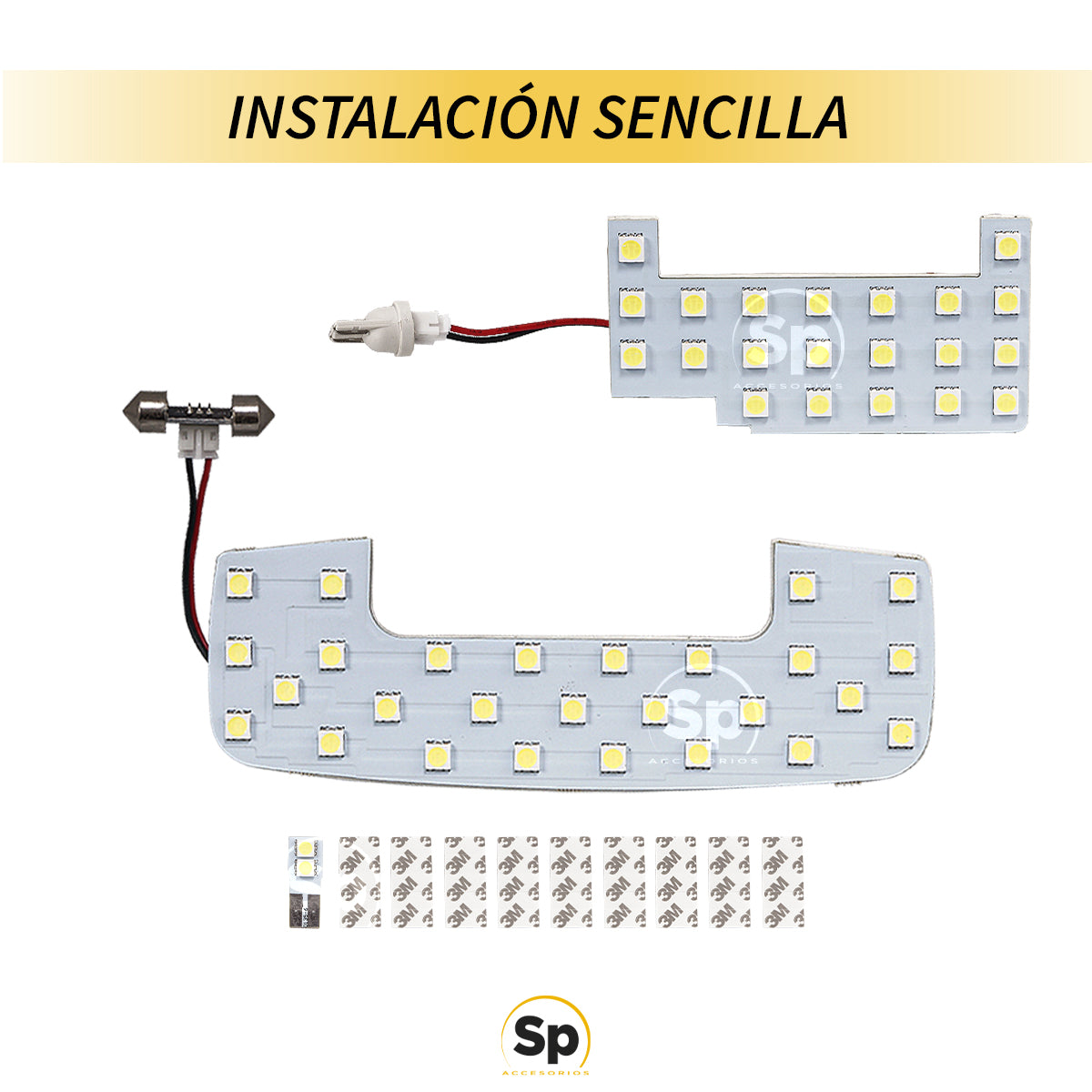 PACK JUEGO DE LUCES DE INTERIOR DE CABINA FULL LED JIMNY 2019 A 2024