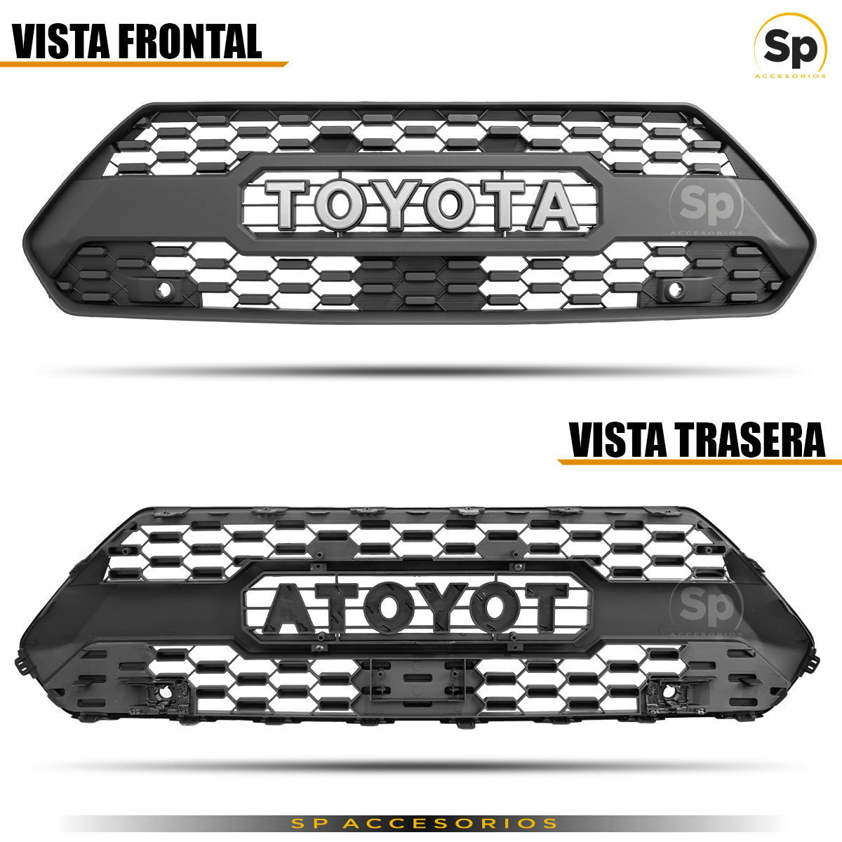 PARRILLA FRONTAL TRD PRO-STYLE PARA TOYOTA RAV4 2019 - 2020
