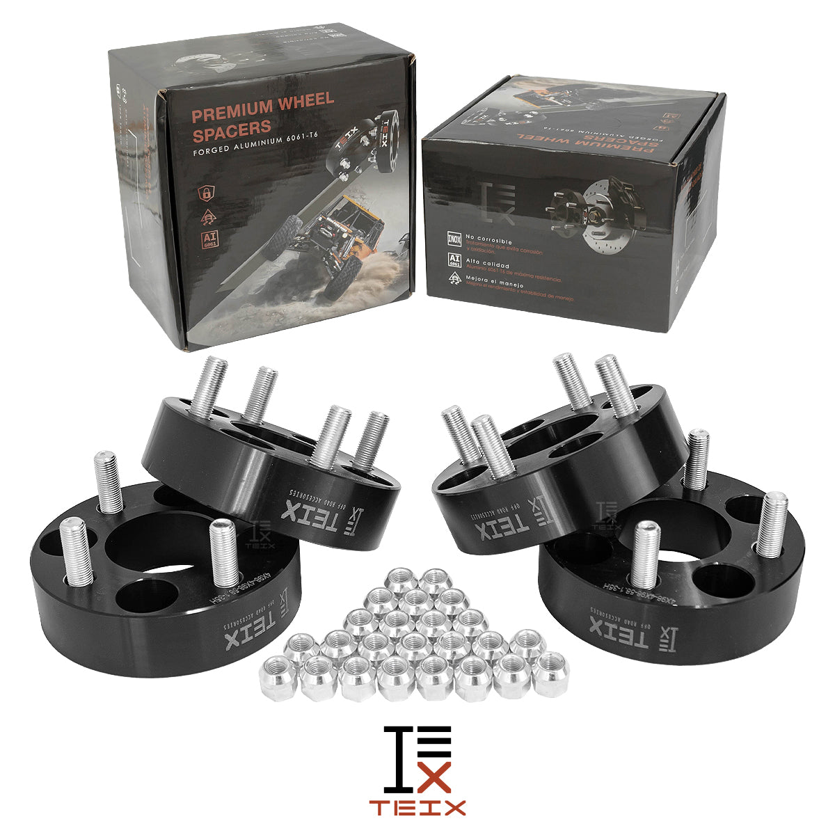 KIT ESPACIADORES Ram 700 35m 4/98 2014-2022 Llanta Todas Version (CENTRADOR)