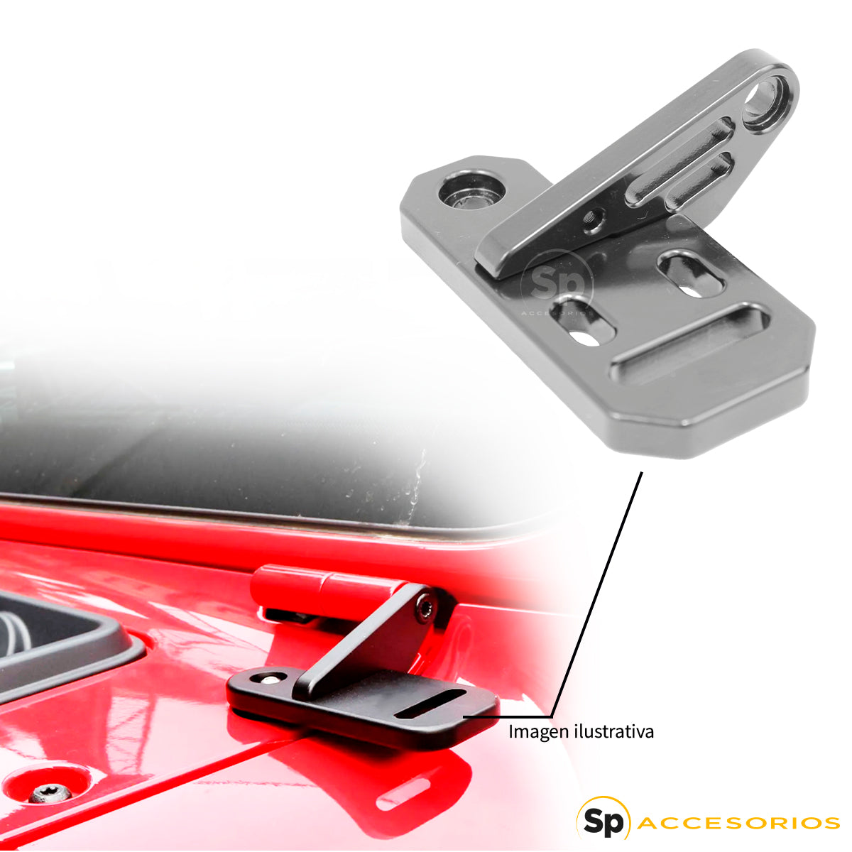 BASES SOPORTES DE COFRE METALICOS PARA FAROS DUALLYS JEEP WRANGLER JL 2018-2024 JEEP GLADIADOR 2019-2024