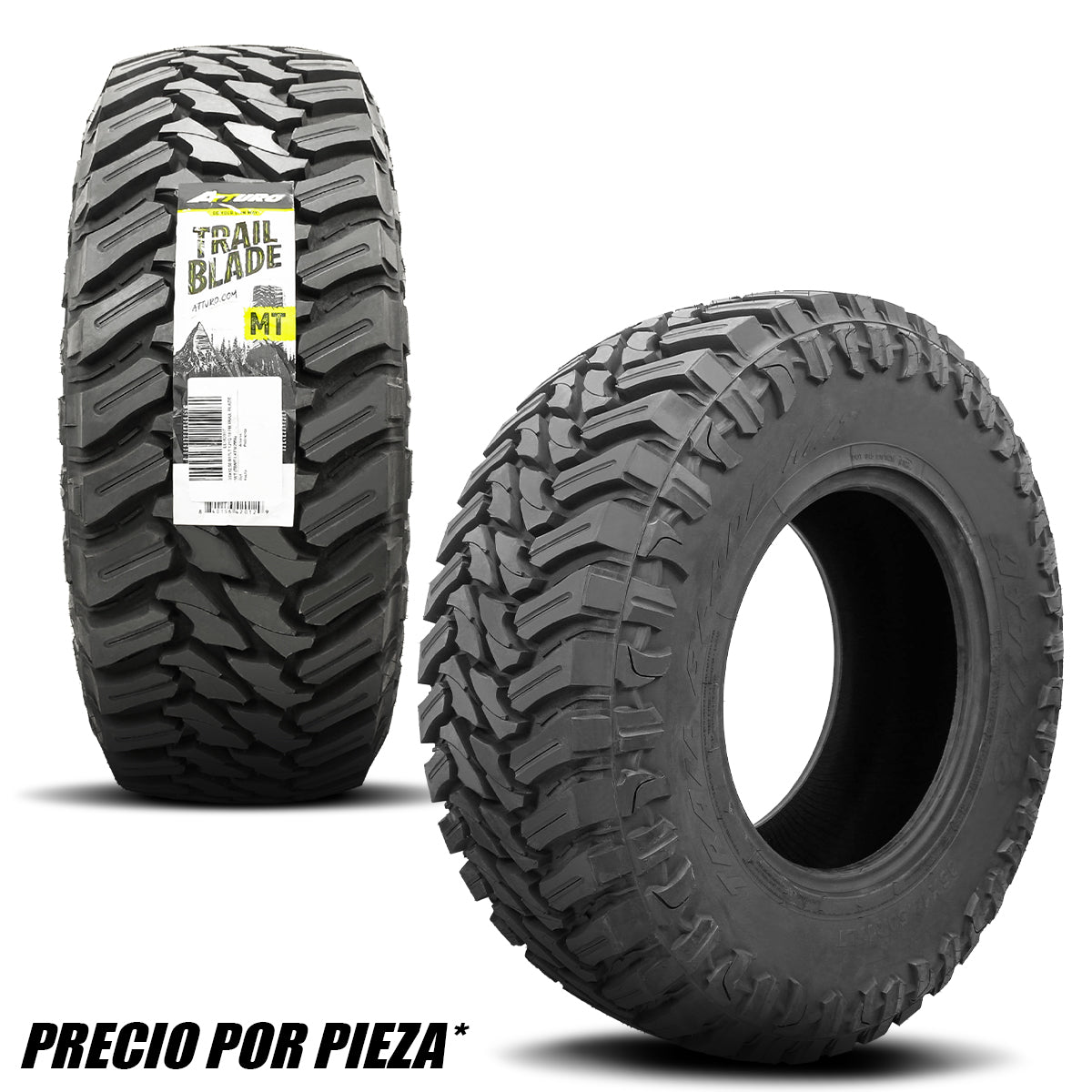 LLANTA ATTURO TIRES TRAIL BLADE M/T LT 35X12.50 R22 117Q