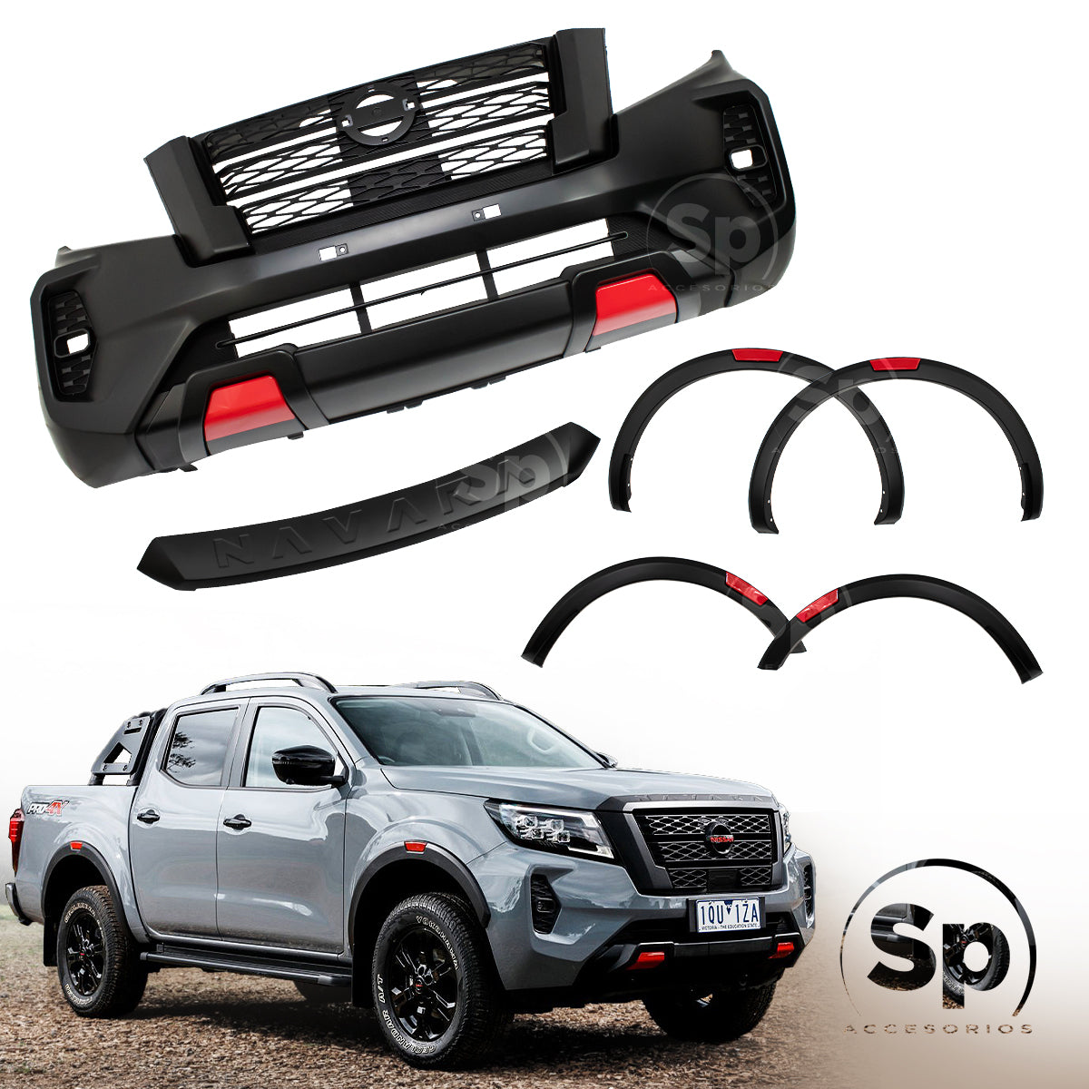 BODY KIT NISSAN CONVERSIÓN NP300 FRONTIER DE 2016-2020 A 2021 NUEVA LINEA
