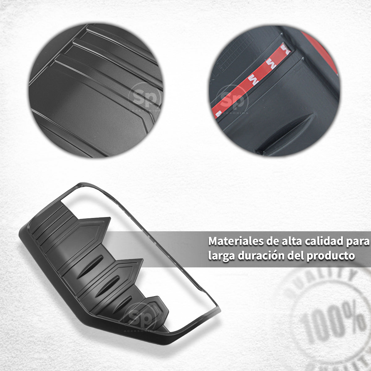 MOLDURAS ADORNO PROTECTOR DE CALAVERAS PARA MITSUBISHI L200 2019