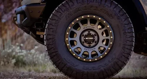 RINES METHOD MR305 17X8.5 5X127 CB94 ET0 TITANIUM - MATTE BLACK LIP