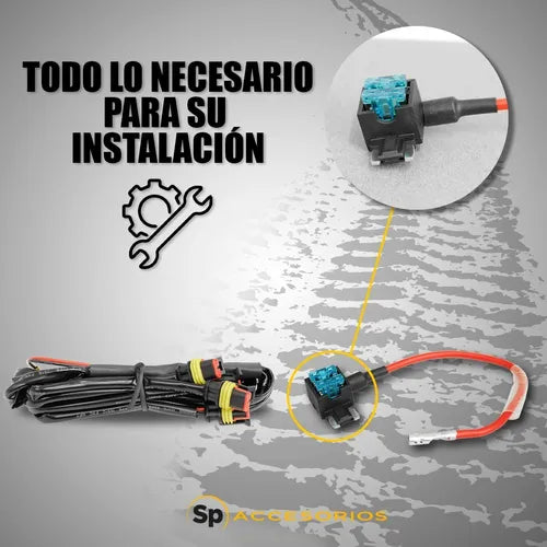 KIT 4 LUCES LED PARA PARRILLA TOYOTA TACOMA 2016 A 2020