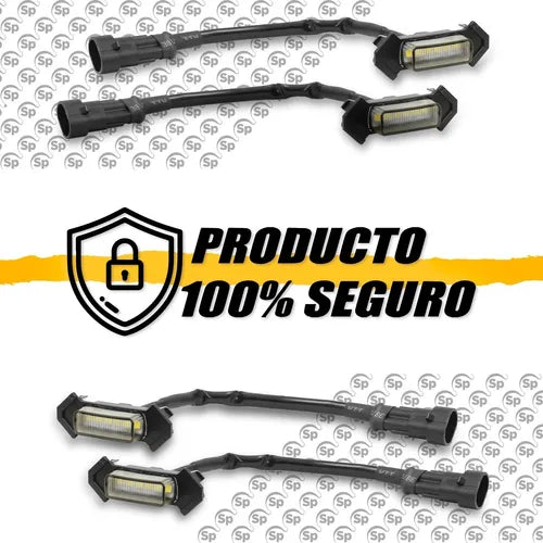 KIT 4 LUCES LED PARA PARRILLA TOYOTA TACOMA 2016 A 2020