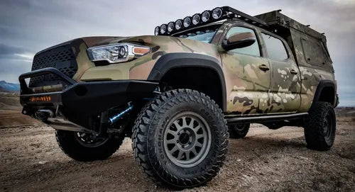 RINES METHOD MR704 17X8.5 6X5.5 ET0 CB106.25 TITANIUM - MATTE BLACK LIP