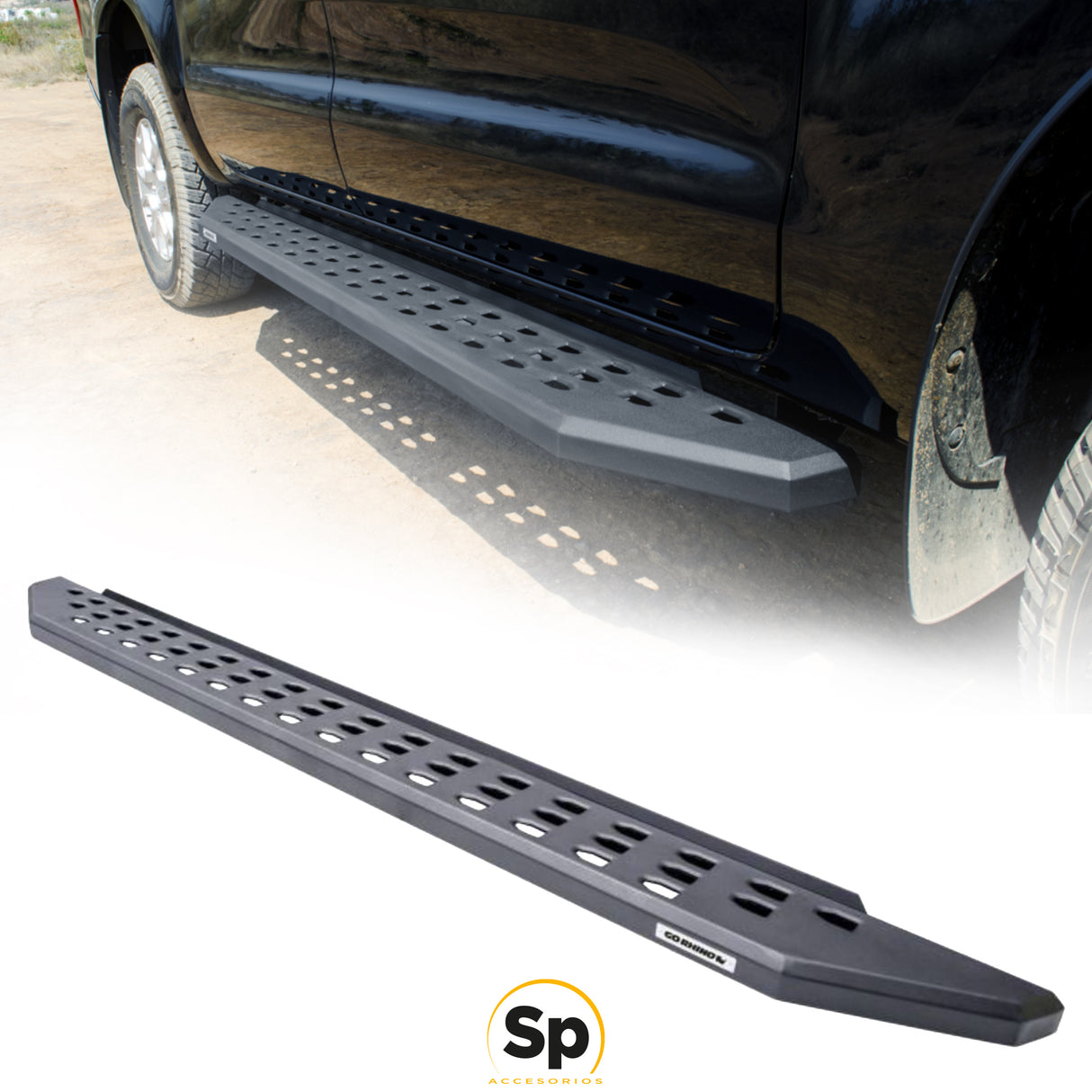 ESTRIBOS RB20 PARA TOYOTA TACOMA DOBLE CABINA 2007 - 2023