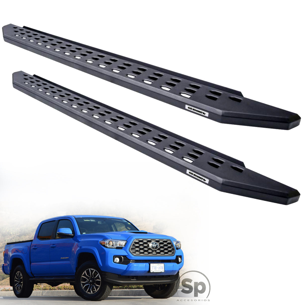 ESTRIBOS RB20 PARA TOYOTA TACOMA DOBLE CABINA 2007 - 2023