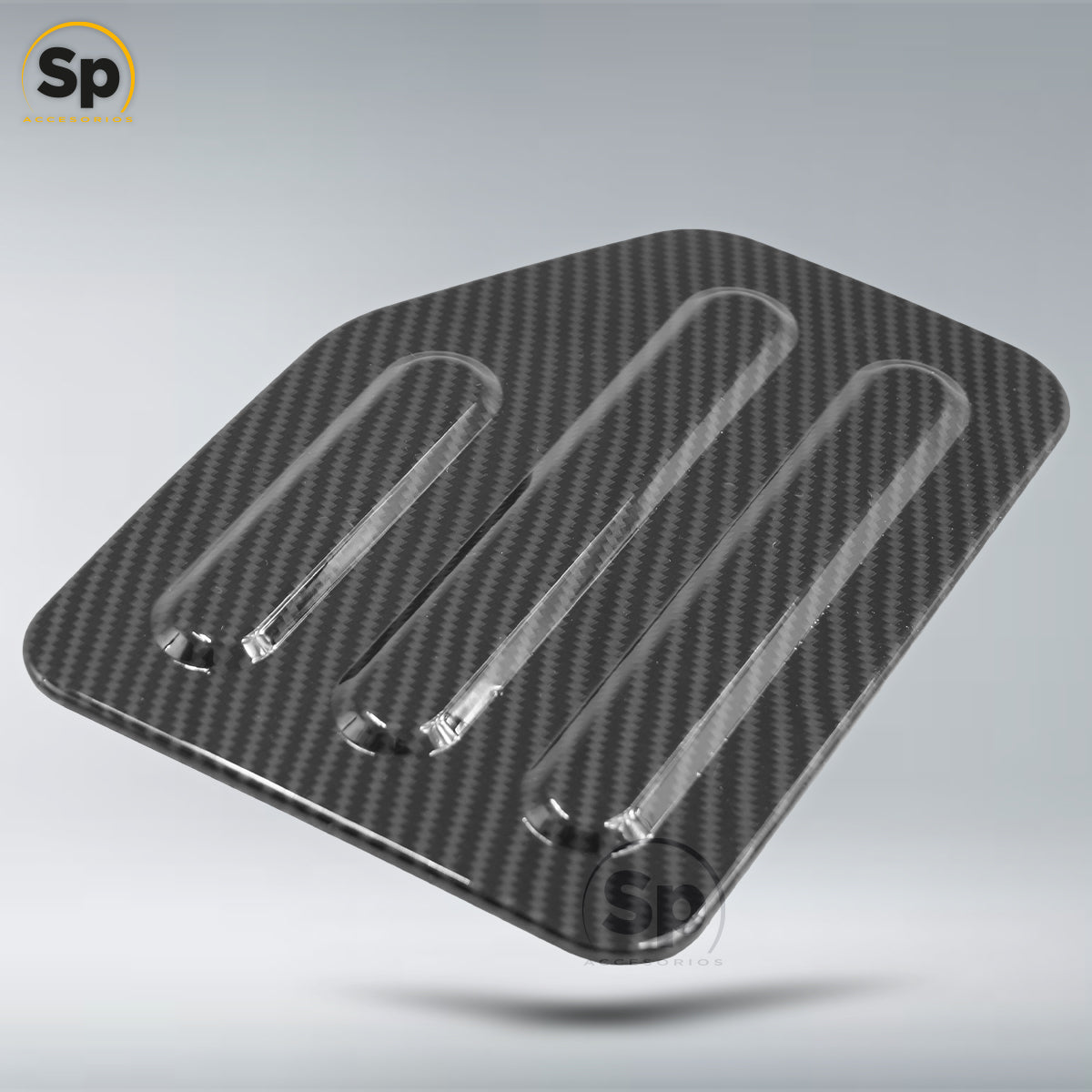 MOLDURA TAPA GASOLINA TIPO FIBRA CARBONO PARA SUZUKI JIMNY 2021 - 2024