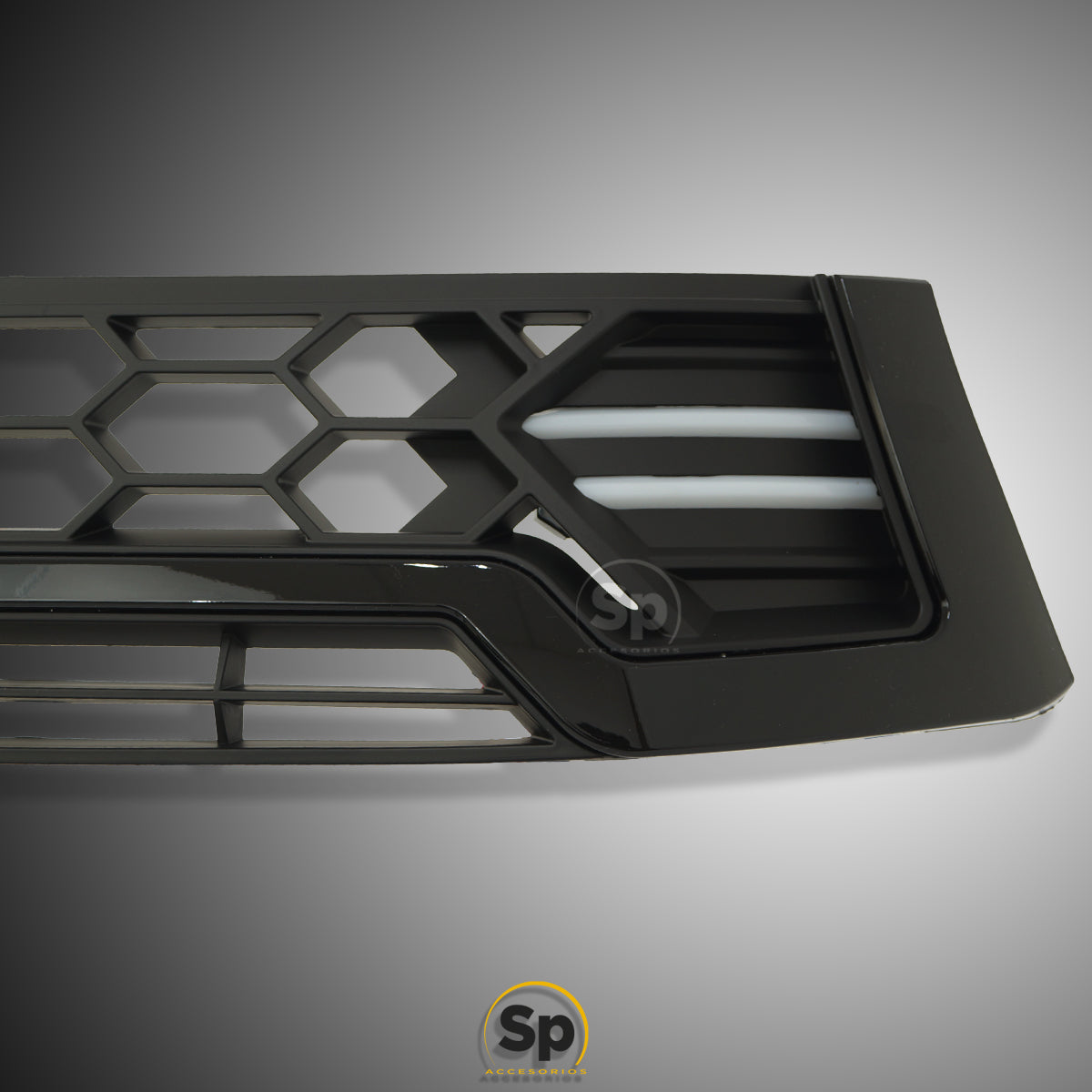 PARRILLA LED RAPTOR COLOR NEGRO PARA TOYOTA HILUX REVO 2016 - 2019