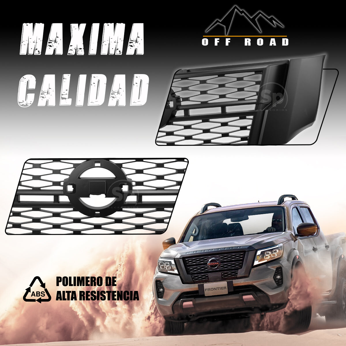PARRILLA CONVERSION A FRONTIER 2021+ PARA NISSAN NP300 FRONTIER 2016-2020