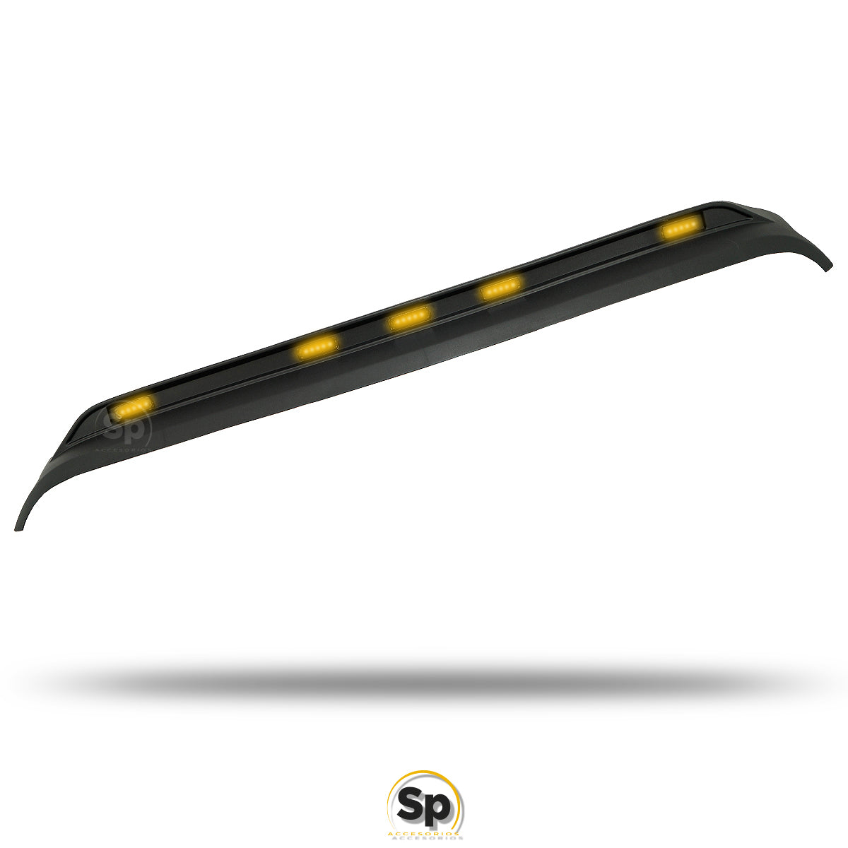 DEFLECTOR FRONTAL LUZ LED PARA JEEP WRANGLER JL 2018 - 2024