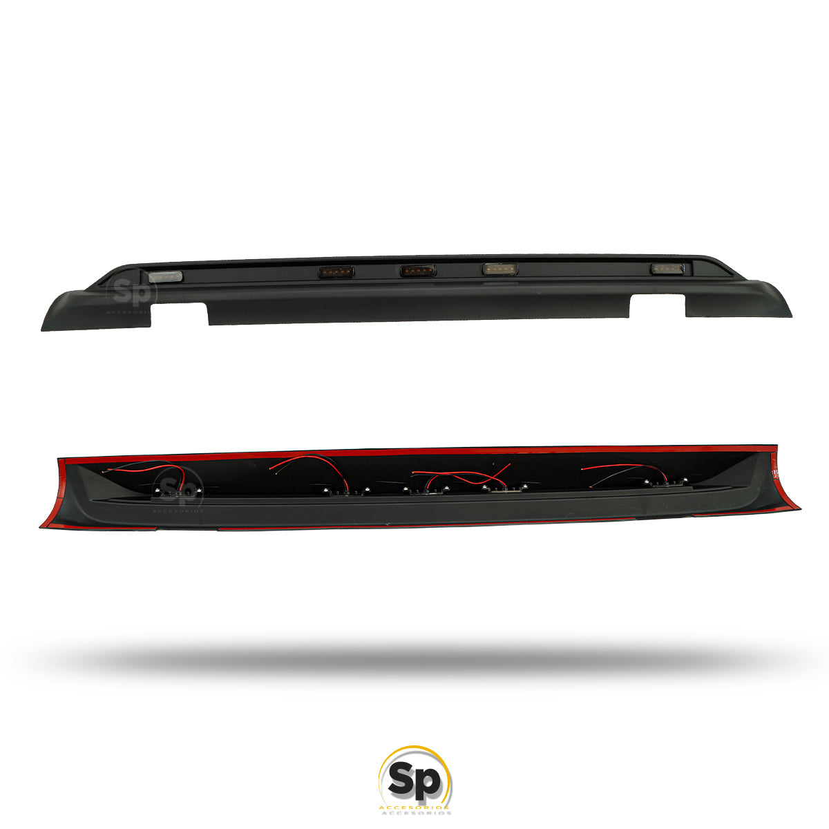 DEFLECTOR TRASERO CON LUZ LED PARA JEEP WRANGLER JL 2018 - 2024