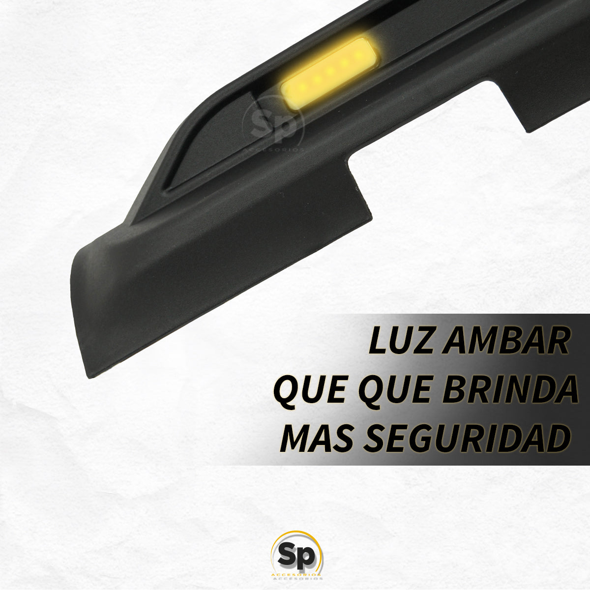 DEFLECTOR TRASERO CON LUZ LED PARA JEEP WRANGLER JL 2018 - 2024