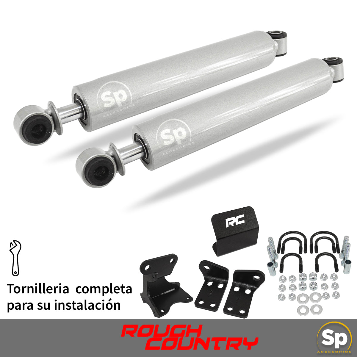 AMORTIGUADOR DE DIRECCIÓN DOBLE N3 DUAL PARA JEEP WRANGLER JK 2007 - 2017