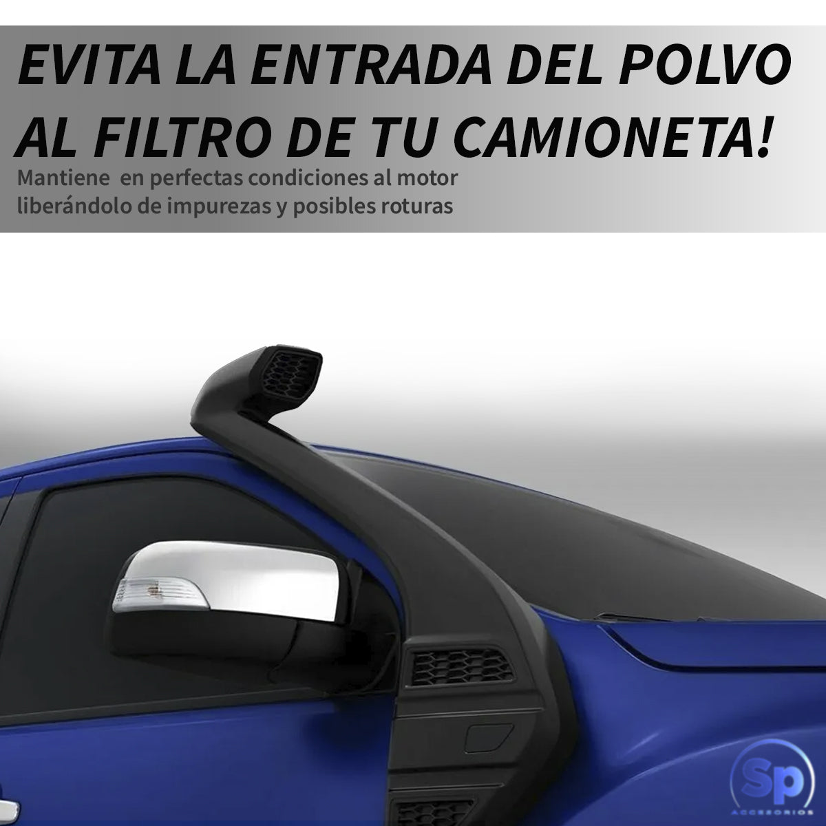 SNORKEL OFF ROAD PARA FORD RANGER 2013-2022 DIÉSEL NUEVA VERSIÓN