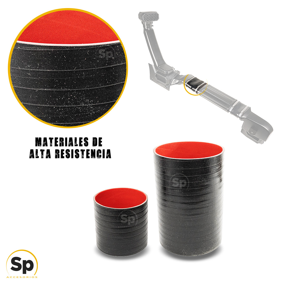 SNORKEL AMFIB DE RUGGED RIDGE PARA JEEP WRANGLER JL 2018 A 2024