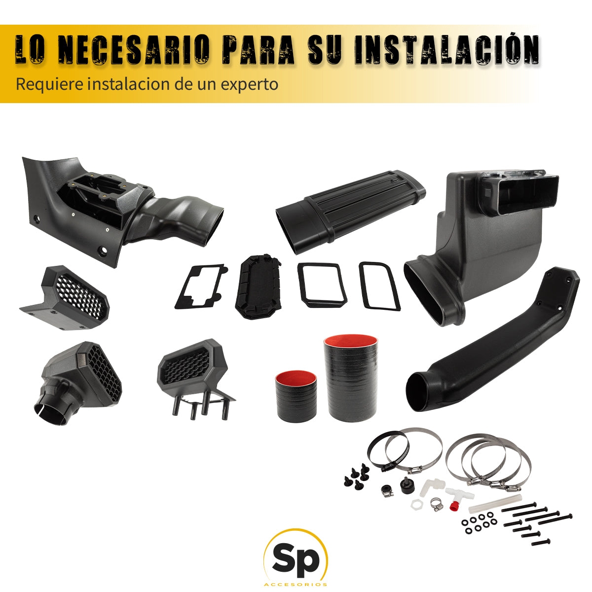 SNORKEL AMFIB DE RUGGED RIDGE PARA JEEP WRANGLER JL 2018 A 2024