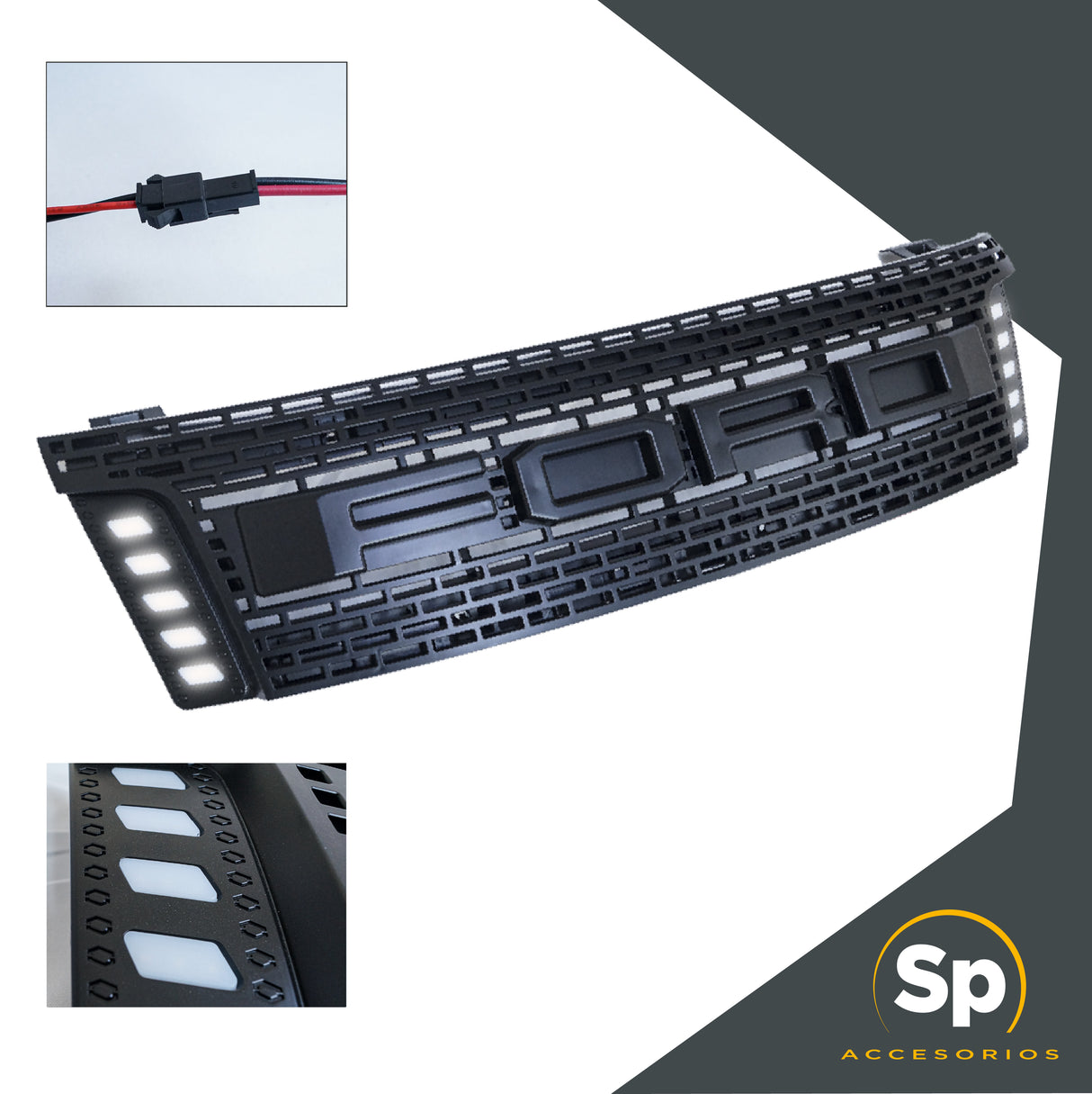 PARRILLA TIPO RAPTOR PARA FORD RANGER 2013-2015 T6