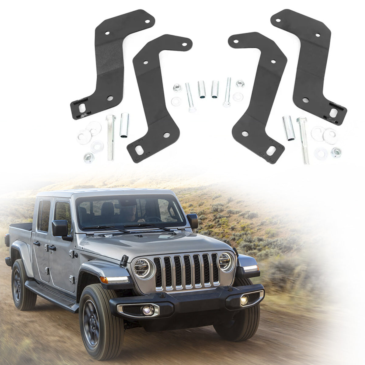 KIT DE REUBICACIÓN DEL BRAZO DE CONTROL PARA JEEP GLADIADOR JT Y WRANGLER JL