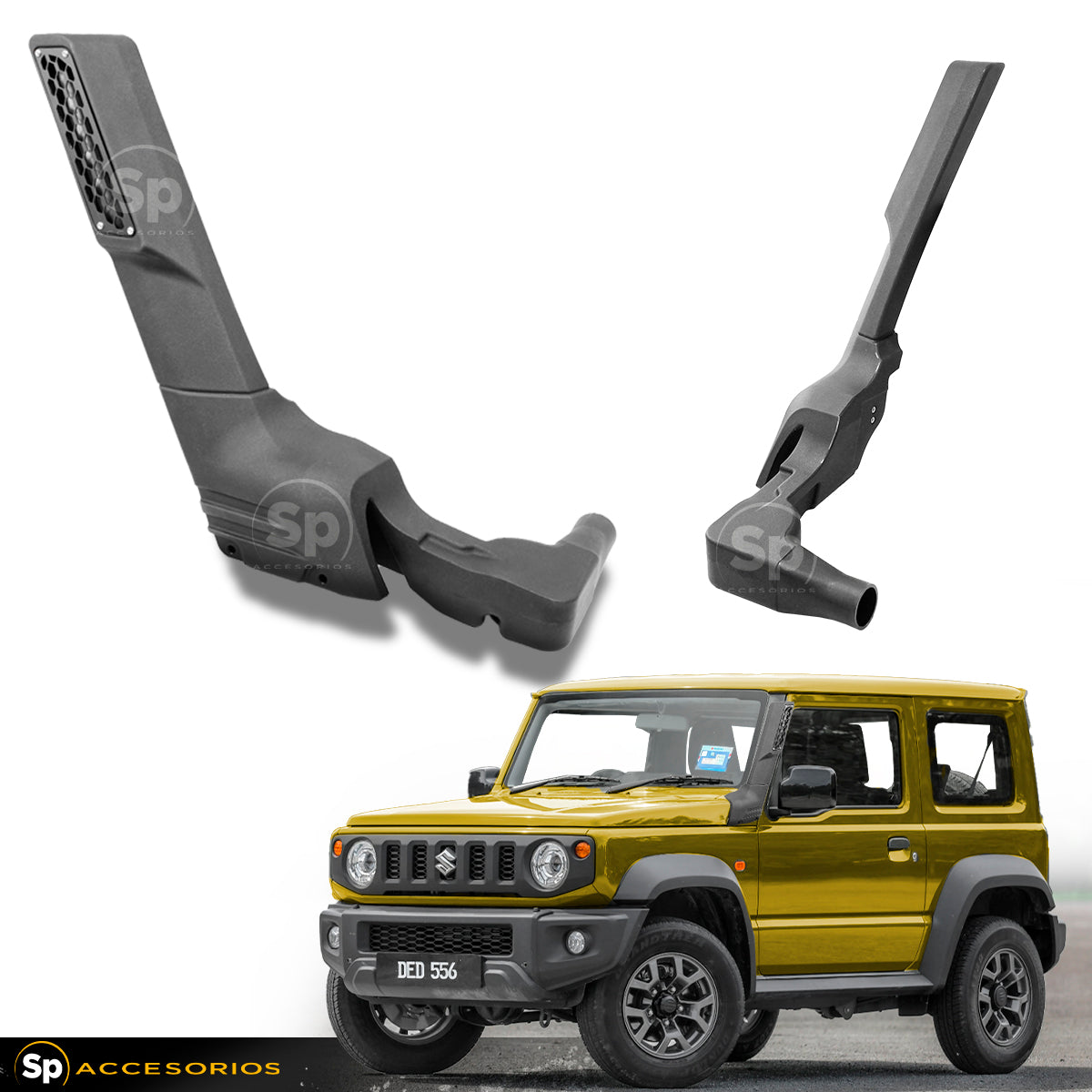 SNORKEL OFF ROAD 4x4 SUZUKI JIMNY 2021+ SIN PERFORAR CORTAR