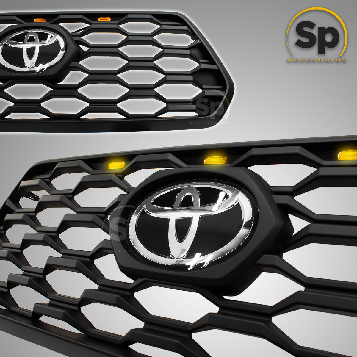 PARRILLA TIPO ORIGINAL TRD LED PARA TOYOTA TACOMA 2016 - 2023