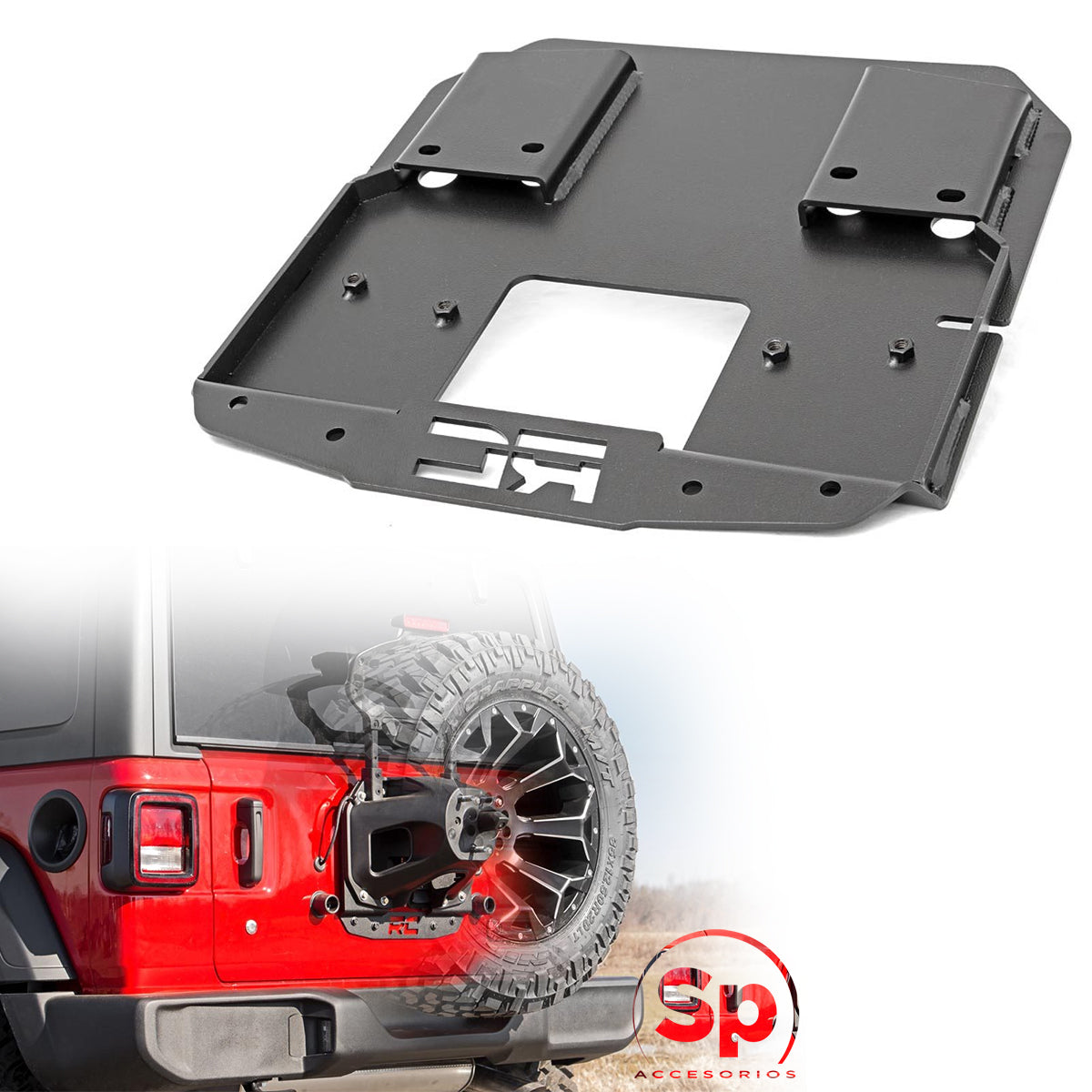 RELOCALIZADOR DE LLANTA ROUGH COUNTRY PARA JEEP WRANGLER JL 2018 - 2024