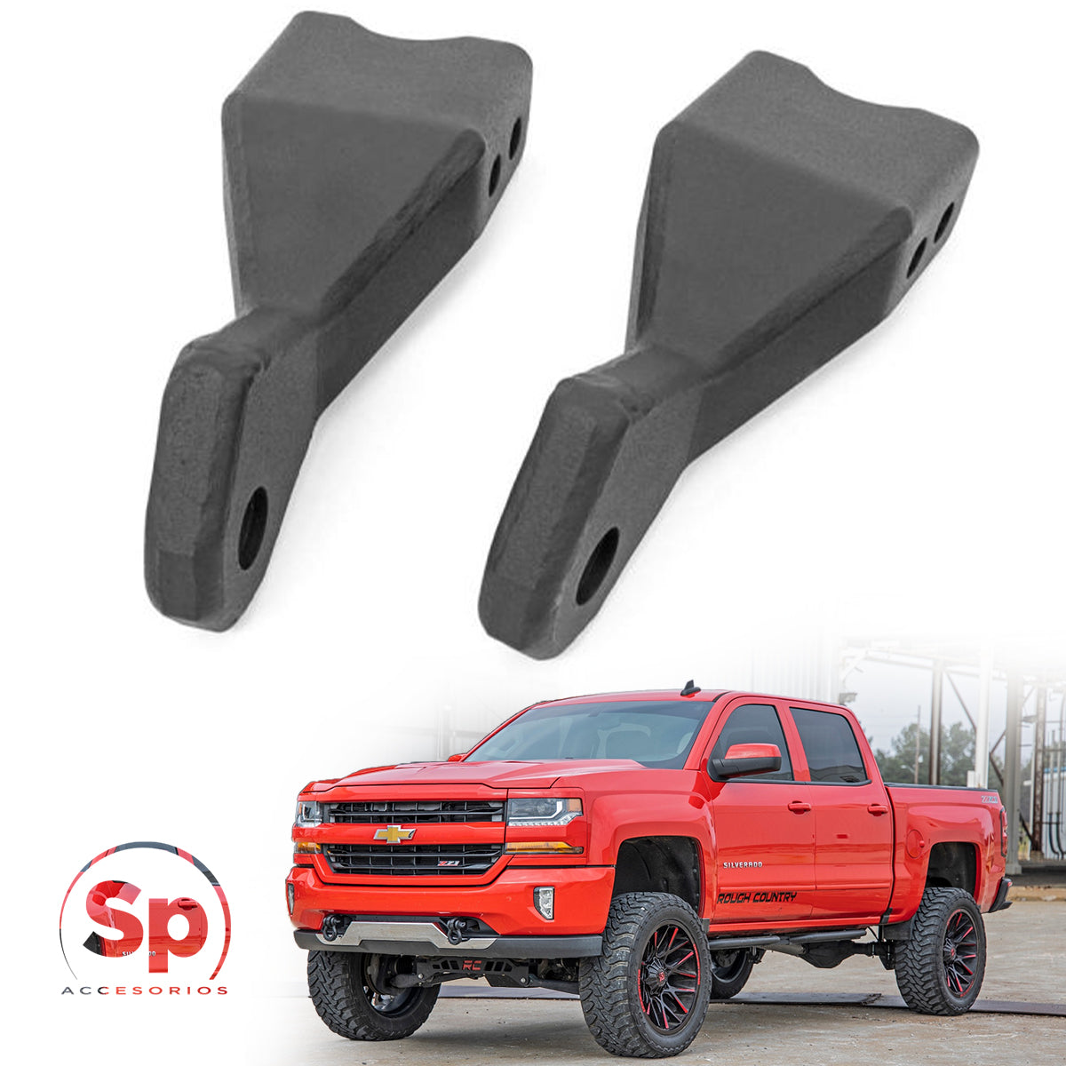 SOPORTES DE GANCHO DE REMOLQUE CHEVY SILVERADO 1500 2019 A 2021
