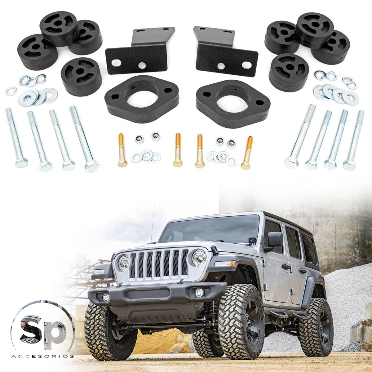 KIT DE ELEVACIÓN DE 1.25 PULG JEEP WRANGLER JL 4WD