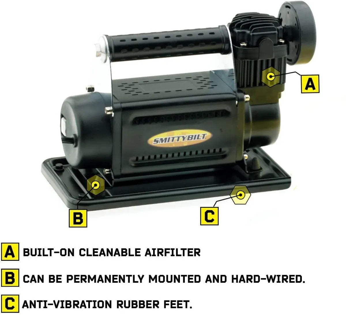 COMPRESOR DE AIRE SMITTYBILT 2780 4X4 OFF ROAD LLANTAS