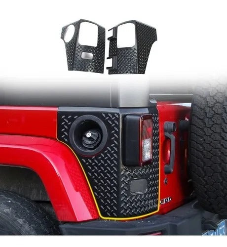 MOLDURAS ESTÉTICAS TRASERAS PARA JEEP WRANGLER JK 2007 - 2017