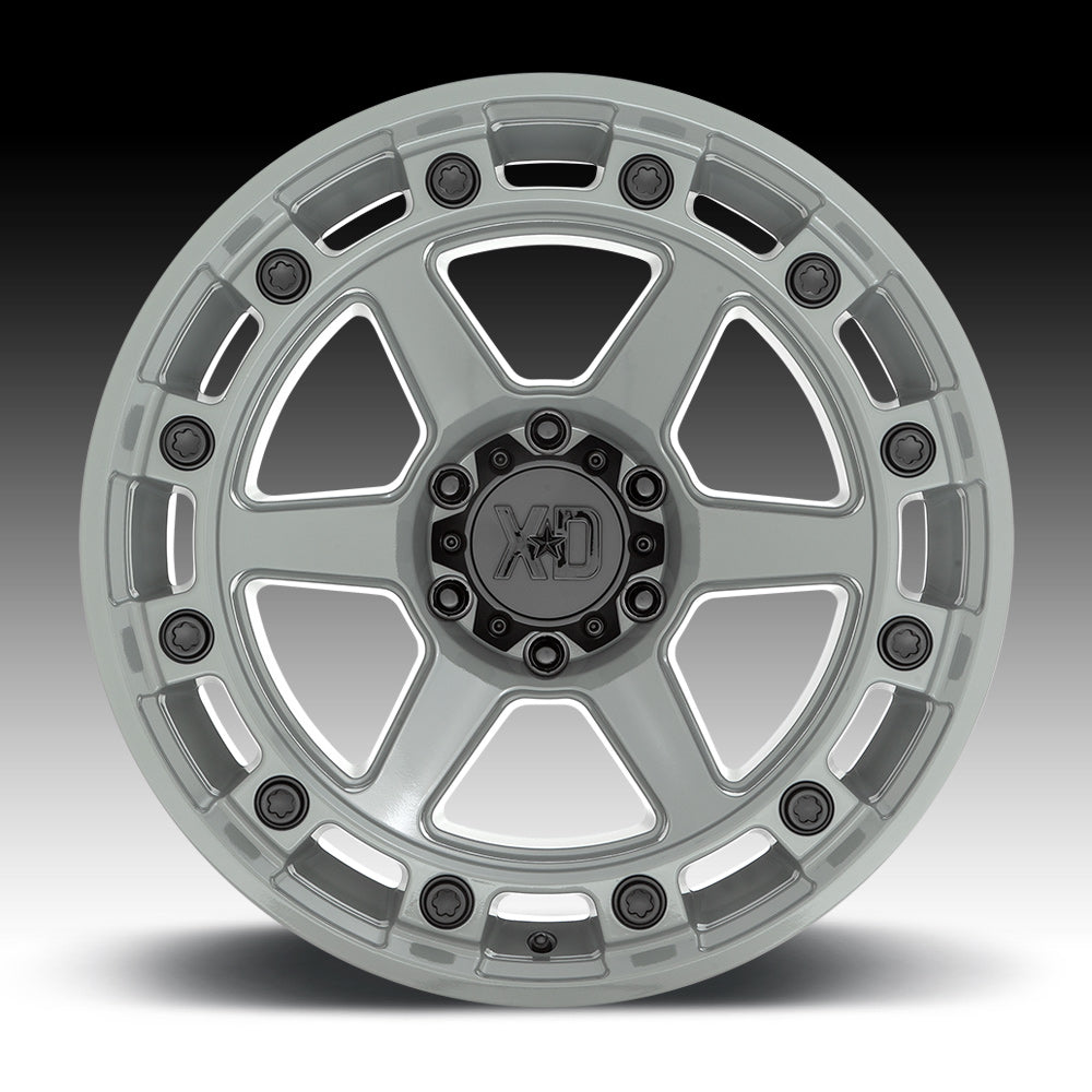 RINES KMC 20X10 5X127 CB71.5 XD862 RAID CEMENT