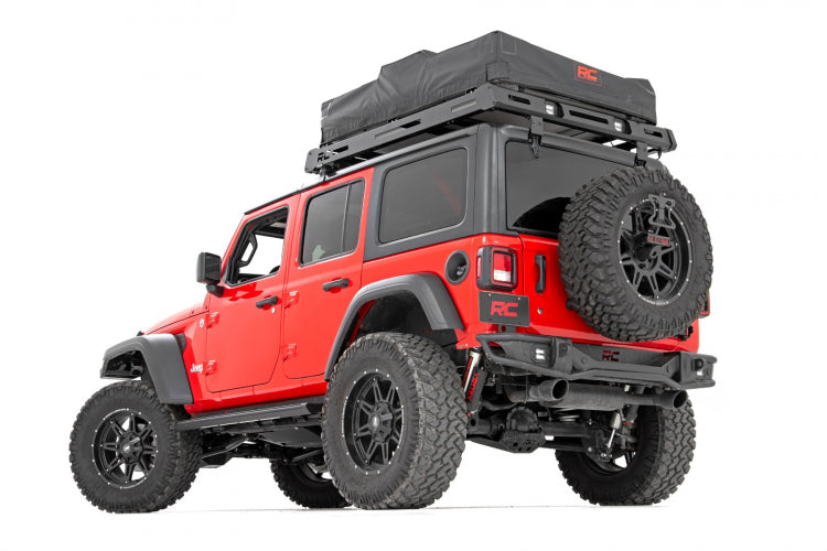 ESTRIBOS ROUGH COUNTRY PARA JEEP WRANGLER 4 PUERTAS JL 2018 - 2024